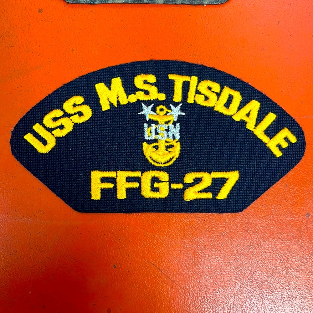 USS M.S. TISDALE FFG-27 patch